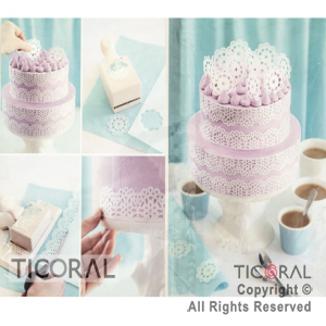 LAMINA COMESTIBLE BLANCA  P/TORTAS 27CM x 21CM x 4